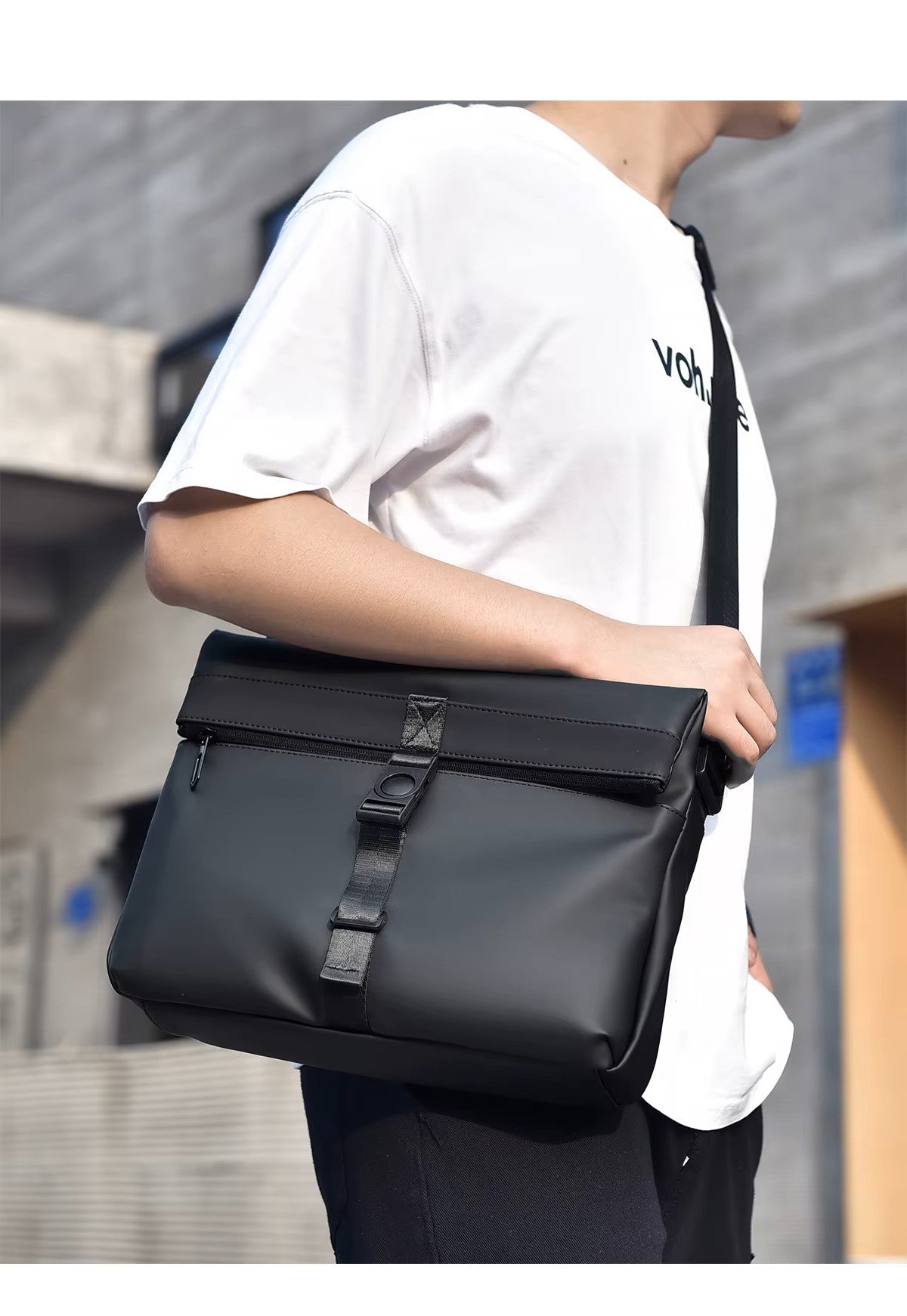 Alien Infinity UrbanShield Messenger Pro Sling Bag for Men & Women | Waterproof Large Capacity Shoulder Bag | Travel Office Messenger Bag