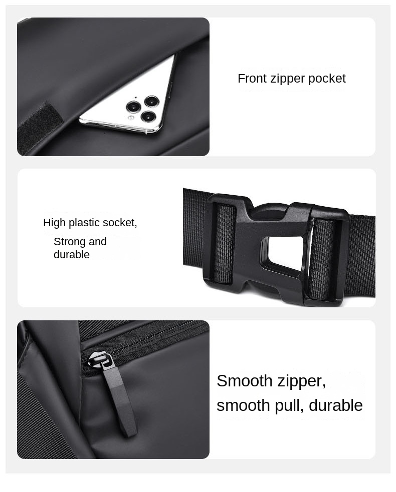 Alien Infinity UrbanShield Sling Pro Max Crossbody Bag for Men & Women | Waterproof Sling Bag with Trolley Strap & Tripod Holder | Premium Travel Messenger Shoulder Bag