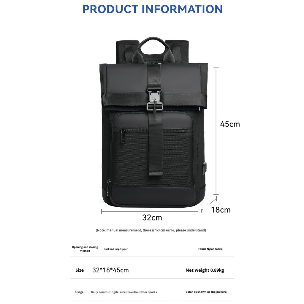 Alien Infinity Urban Expand Pack Elite Laptop Backpack for Men & Women | Expandable Water-Resistant Travel & Office Backpack