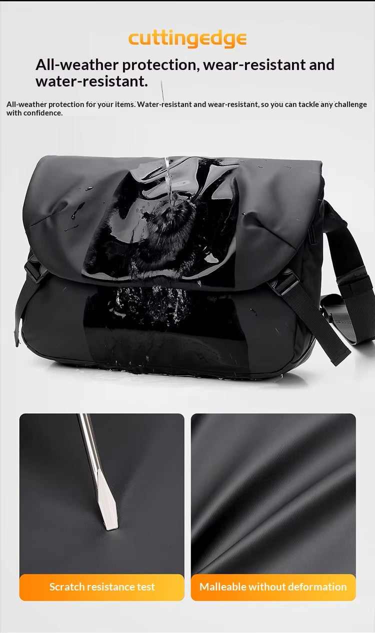 Alien Infinity UrbanShield Messenger Pro Crossbody Bag for Men & Women | Waterproof Sling Bag | Large Capacity Travel Office Shoulder Bag with Multiple Compartments