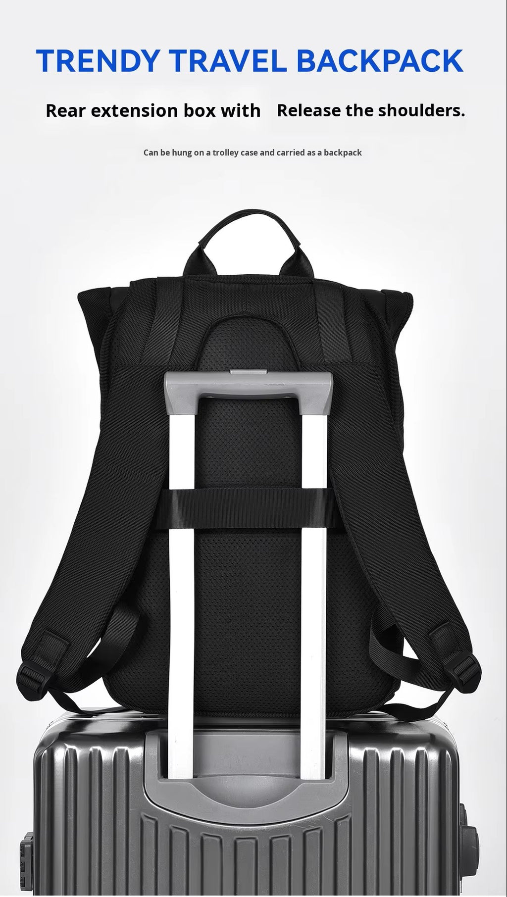 Alien Infinity Urban Expand Pack Elite Laptop Backpack for Men & Women | Expandable Water-Resistant Travel & Office Backpack
