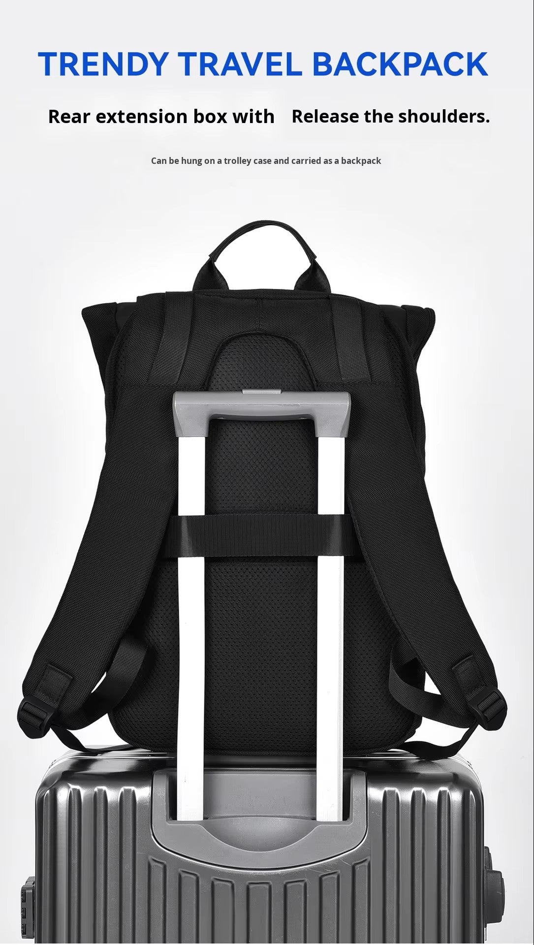 Alien Infinity Urban Expand Pack Elite Laptop Backpack for Men & Women | Expandable Water-Resistant Travel & Office Backpack