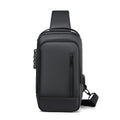 Alien Infinity TitanLock Sling Bag for Men & Women | Anti-Theft Password Lock Crossbody Chest Bag | Water-Resistant Travel Sling Backpack for Office & Daily Use