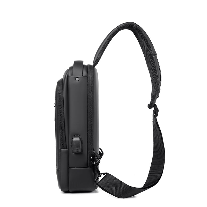Alien Infinity TitanLock Sling Bag for Men & Women | Anti-Theft Password Lock Crossbody Chest Bag | Water-Resistant Travel Sling Backpack for Office & Daily Use