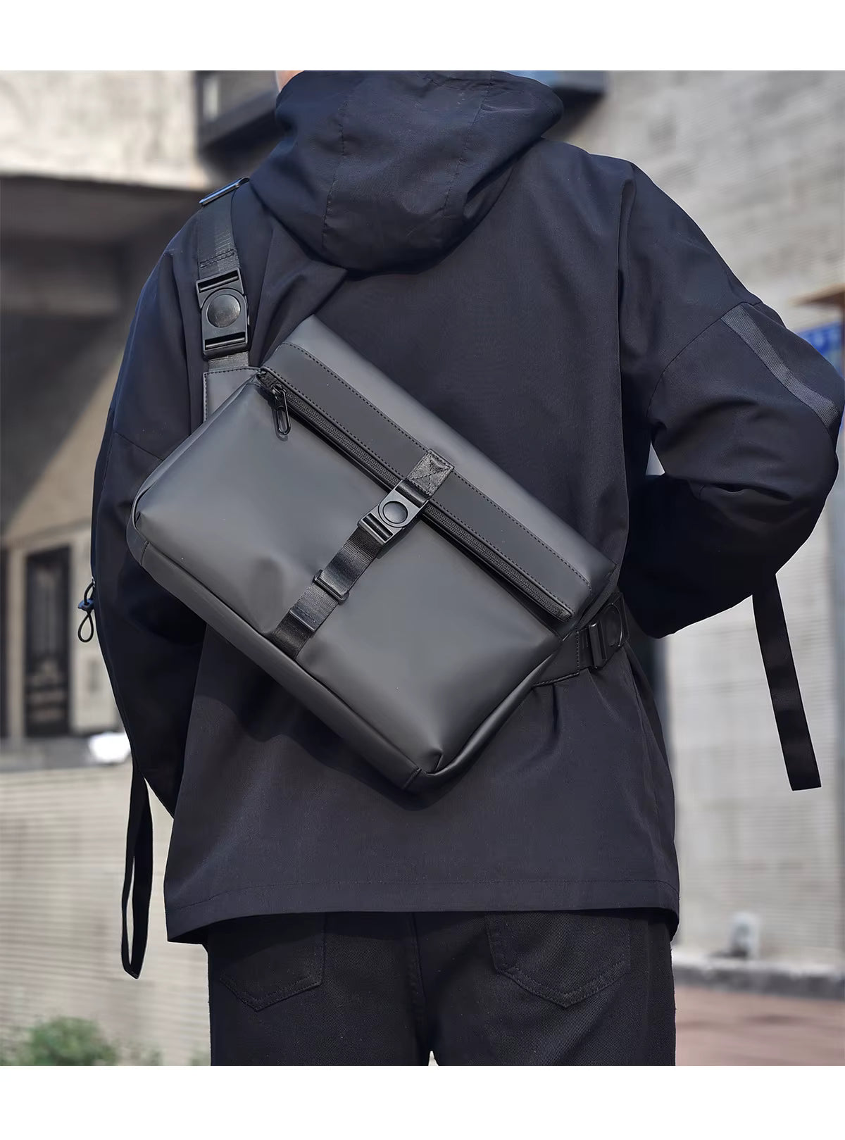 Alien Infinity UrbanShield Messenger Pro Sling Bag for Men & Women | Waterproof Large Capacity Shoulder Bag | Travel Office Messenger Bag