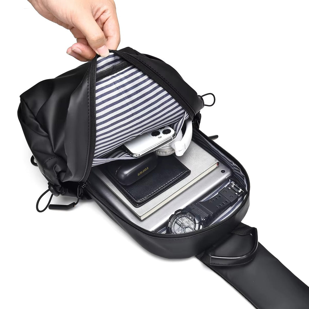 Alien Infinity AeroFold Sling Bag for Men & Women | Waterproof Water-Resistant Crossbody Chest Bag | Travel, Office, College & Daily Use