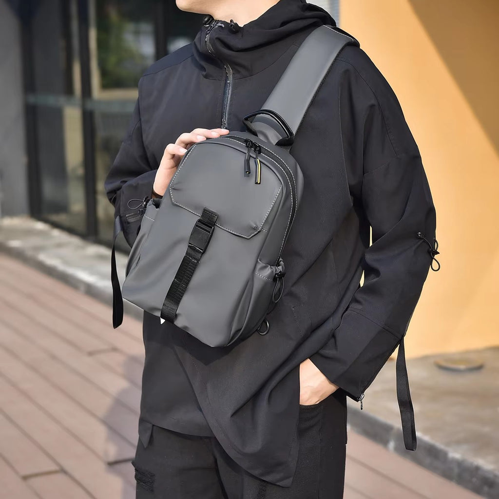 Alien Infinity UrbanX Sling Bag for Men & Women | Waterproof Water-Resistant Crossbody Chest Bag with Adjustable Shoulder Strap | Compact Travel, Office, Bike & Daily Use