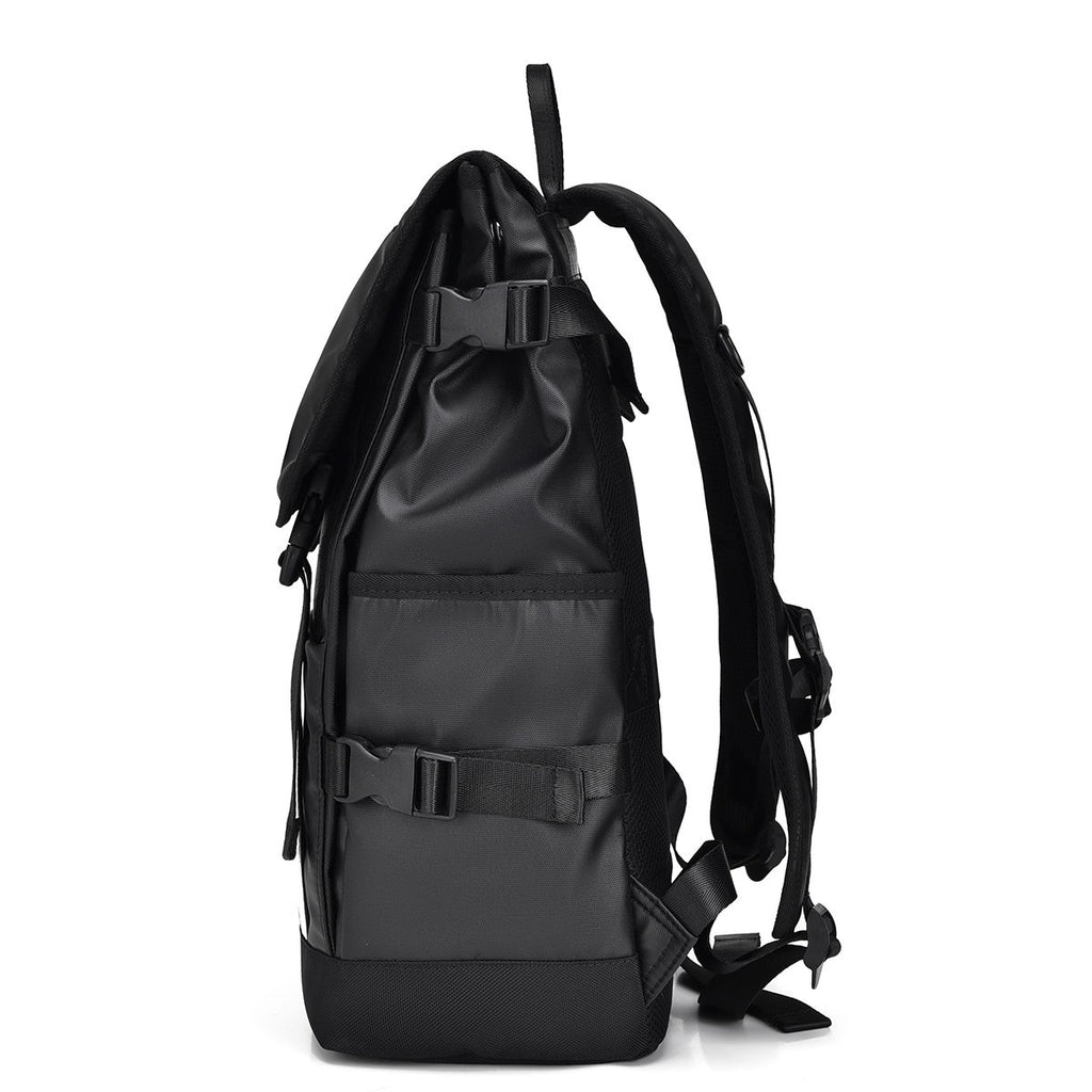 Alien Infinity Urban Expedition Roll-Top Laptop Backpack for Men & Women | Water-Resistant Travel Backpack with Laptop Compartment, Large Capacity, Anti-Theft Pocket, Reflective Strips & Luggage Strap