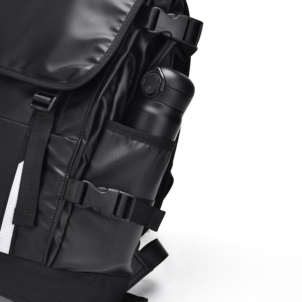 Alien Infinity Urban Expedition Roll-Top Laptop Backpack for Men & Women | Water-Resistant Travel Backpack with Laptop Compartment, Large Capacity, Anti-Theft Pocket, Reflective Strips & Luggage Strap