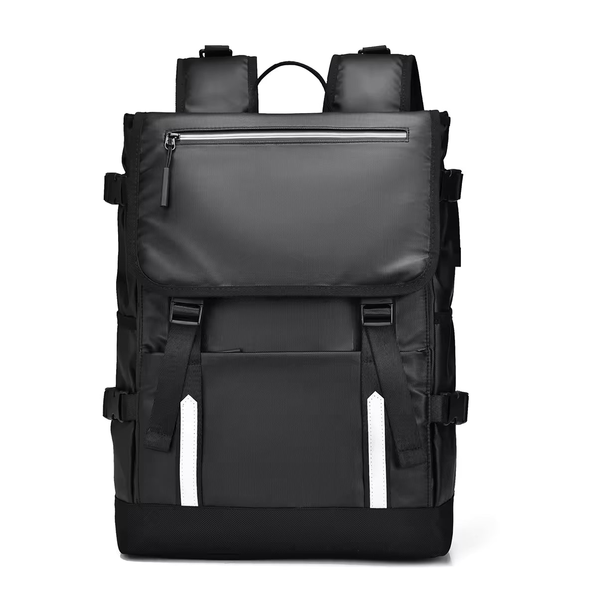 Alien Infinity Urban Expedition Roll-Top Laptop Backpack for Men & Women | Water-Resistant Travel Backpack with Laptop Compartment, Large Capacity, Anti-Theft Pocket, Reflective Strips & Luggage Strap
