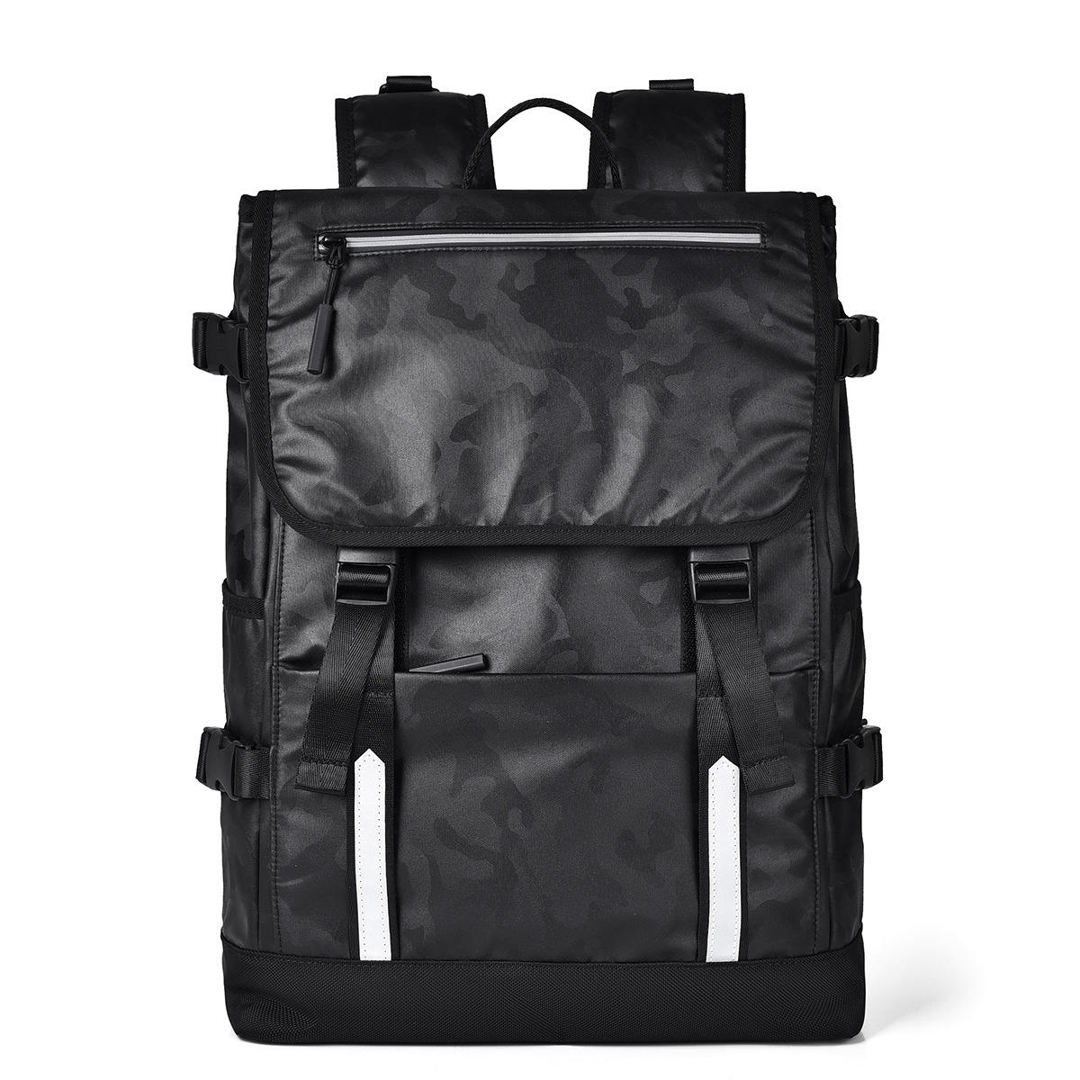 Alien Infinity Urban Expedition Roll-Top Laptop Backpack for Men & Women | Water-Resistant Travel Backpack with Laptop Compartment, Large Capacity, Anti-Theft Pocket, Reflective Strips & Luggage Strap