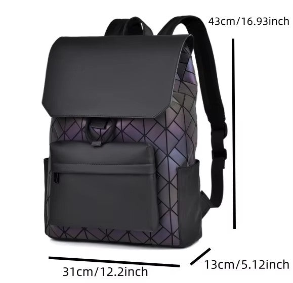 Alien Infinity Urban Geo Pack Waterproof Laptop Backpack – Premium Geometric Travel Backpack
