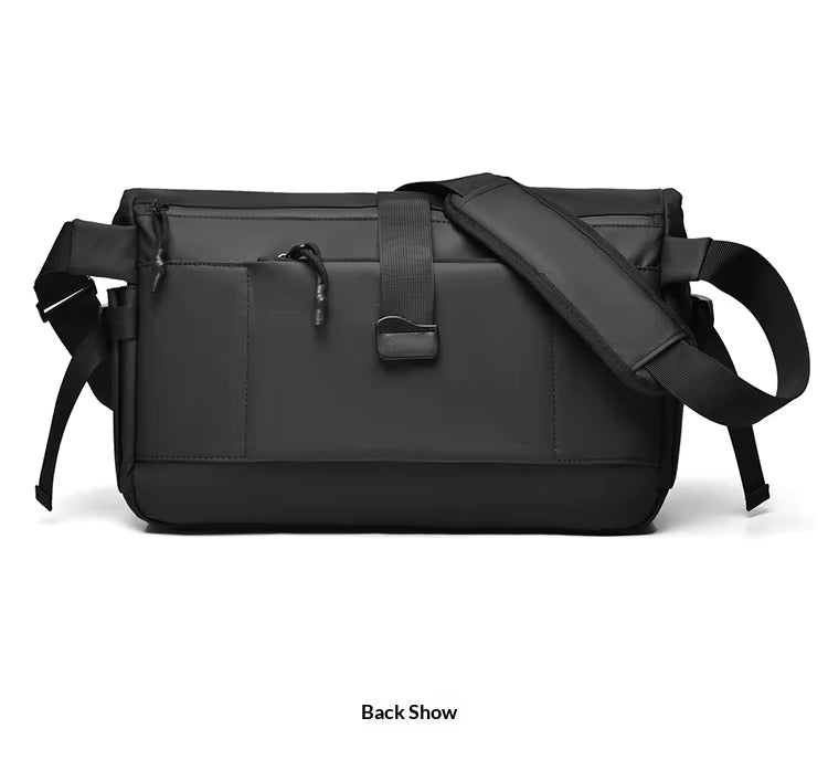 Alien Infinity UrbanRoll Pro Expandable Messenger Bag for Men & Women | Water-Resistant Roll-Top Laptop Shoulder Bag | 10L-20L Expandable Crossbody Travel Office Messenger Bag with Multiple Compartments